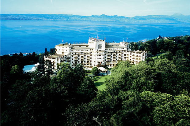 Un palace sur les bords du lac Léman