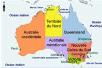 carte australie