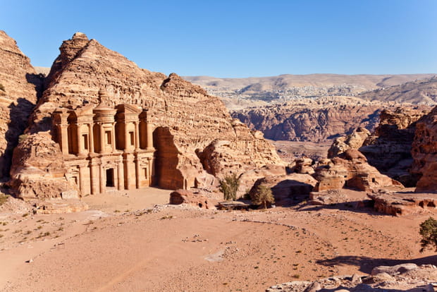 La cité antique de Pétra en Jordanie