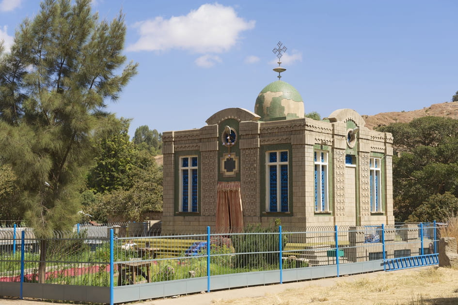 La chapelle de l'Arche d'Alliance d'Aksoum (Ethiopie)