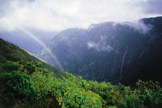 Arc en ciel dans la vallée de Halawa
