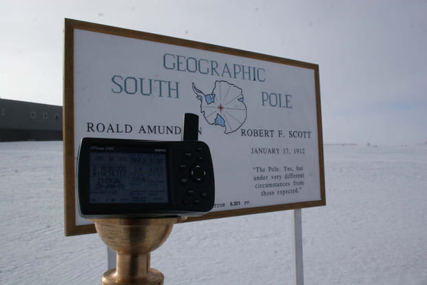 Une pause au Pôle Sud