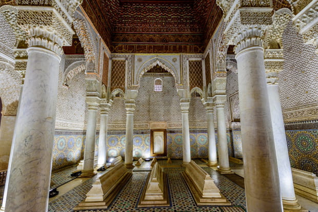 Les tombeaux saadiens, une nécropole royale au cœur de la kasbah