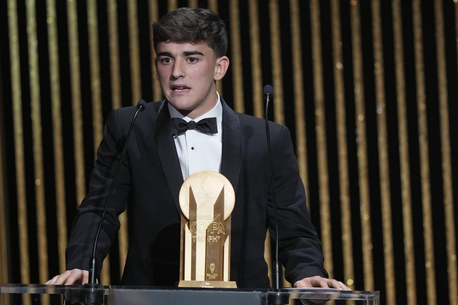 Gavi, vainqueur du troph&eacute;e Kopa
