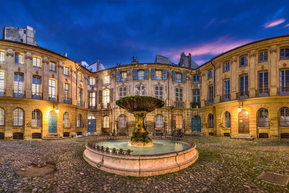 Place d'Albertas &agrave; Aix-en-Provence