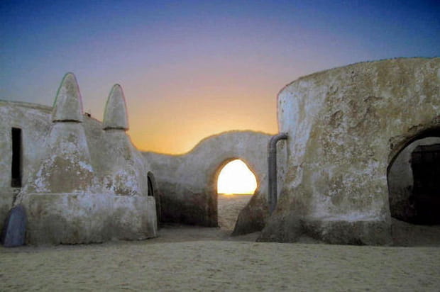 Coucher de soleil à Chott Ej Gharsa