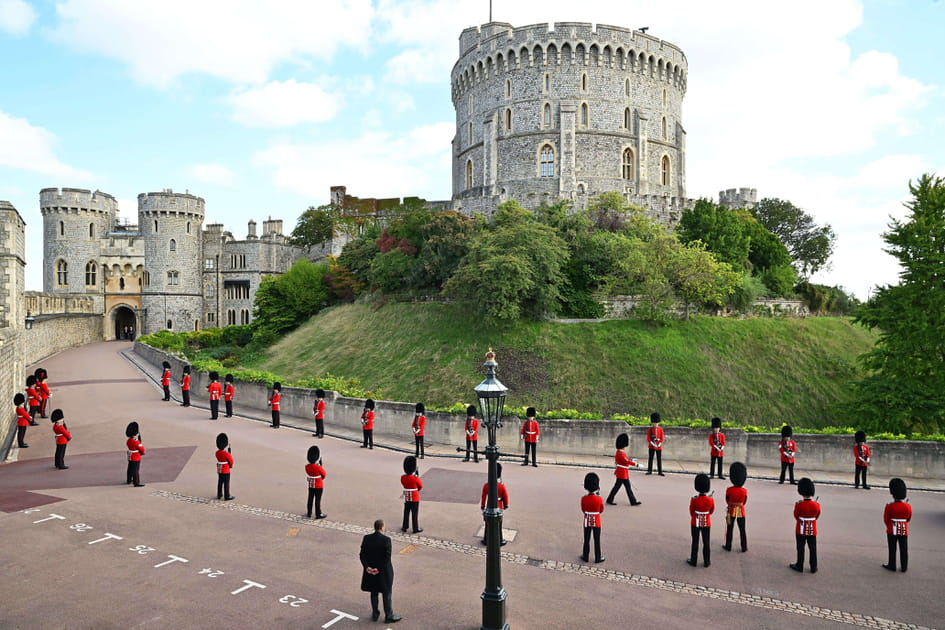 Gardes et ch&acirc;teau de Windsor