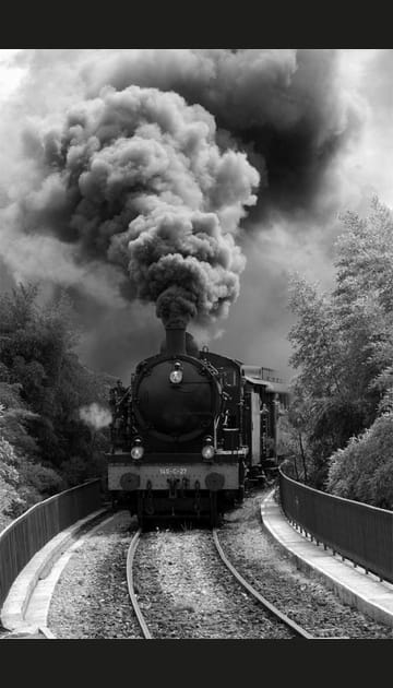 Le train &agrave; vapeur
