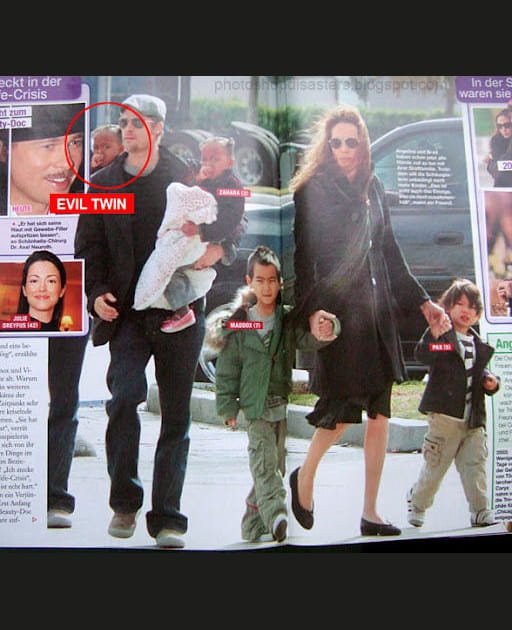 L'enfant clon&eacute; des Brangelina