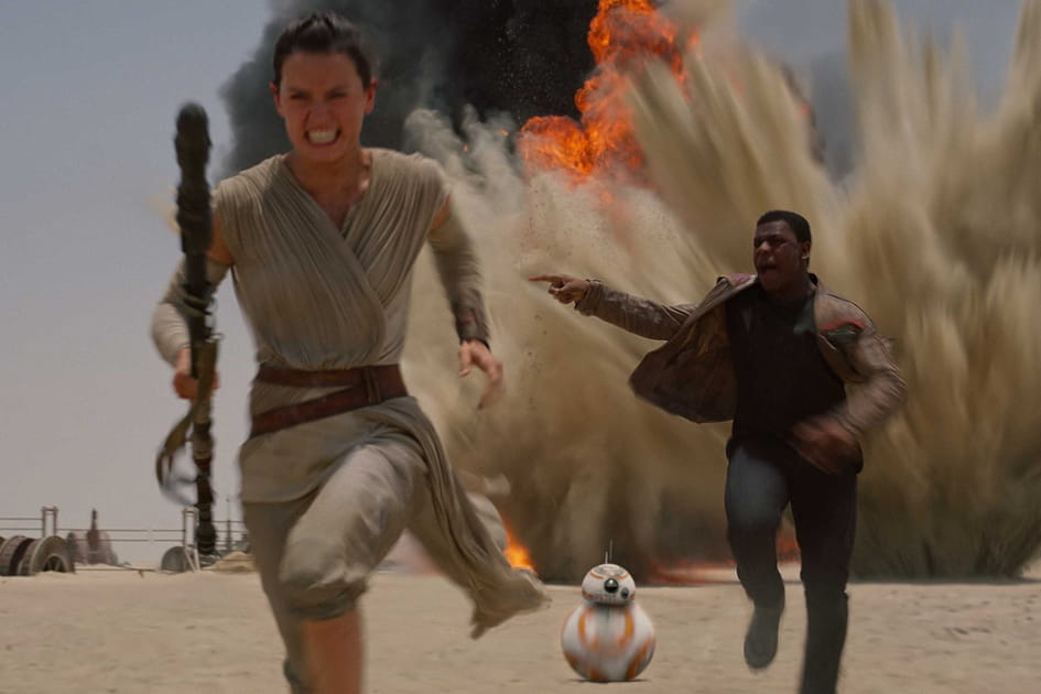 Rey, BB-8&nbsp;et Finn dans Le R&eacute;veil de la Force