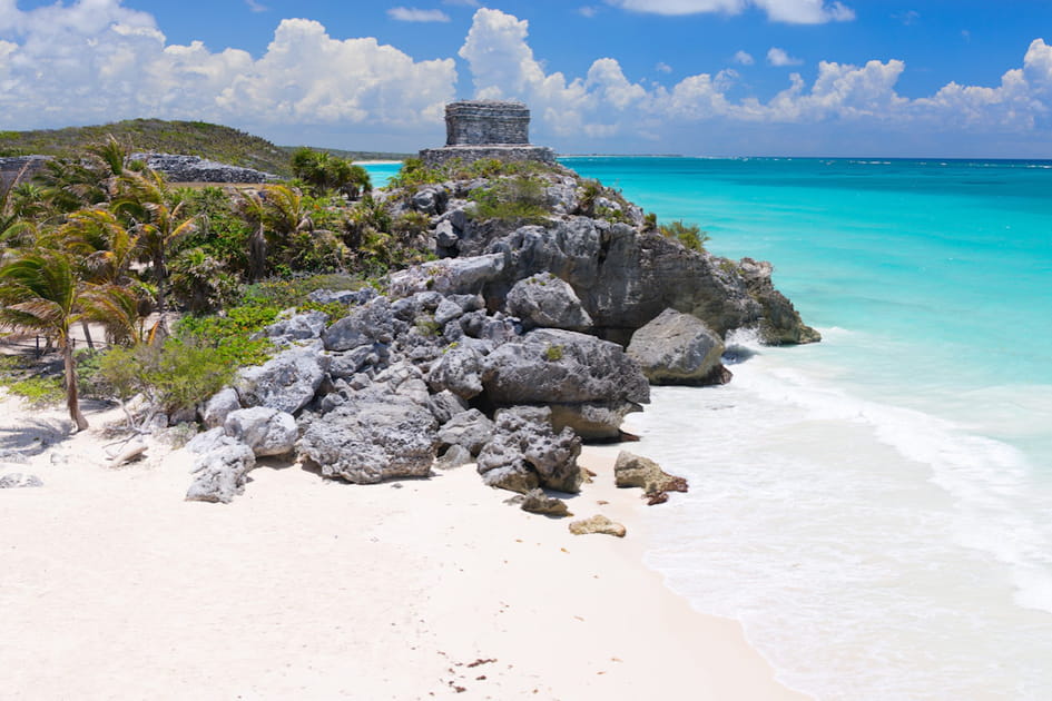 Tulum, des ruines face &agrave; la mer