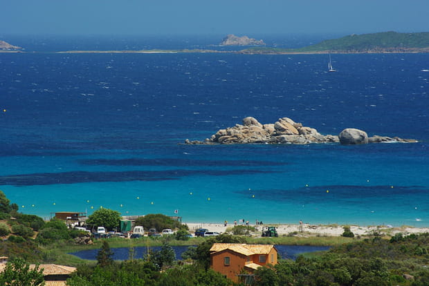 La Plage de Palombaggia à Porto-Vecchio (Corse-du-Sud)