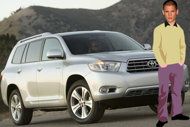 Wentworth Miller Toyota Highlander