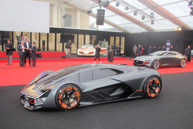 La Lamborghini Terzo Millenio est à Paris