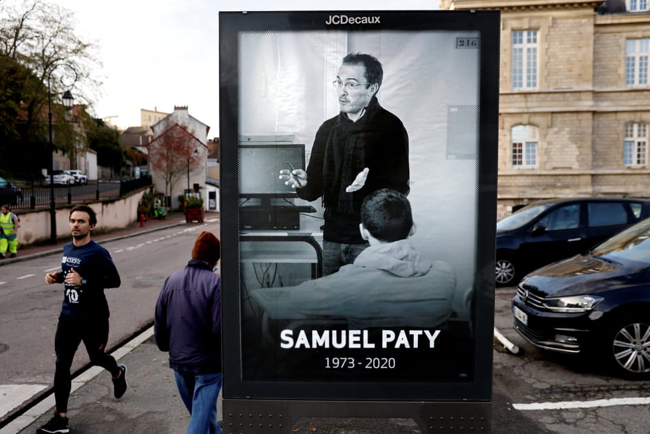La mise &agrave; mort de Samuel Paty