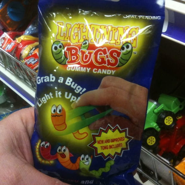 Les bonbons insectes qui s'illuminent en Chine