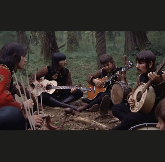 Les Beatles fa&ccedil;on Seigneur des Anneaux - Image IA