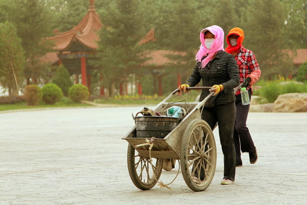 Les tempêtes de sable du nord de la Chine