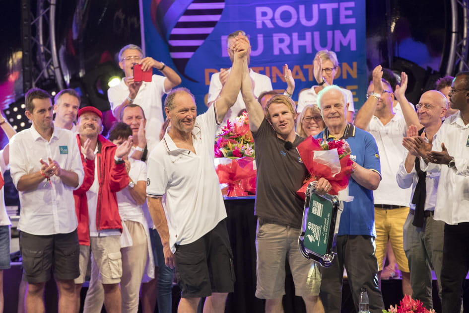 Joyon et Gabart r&eacute;unis sur le podium