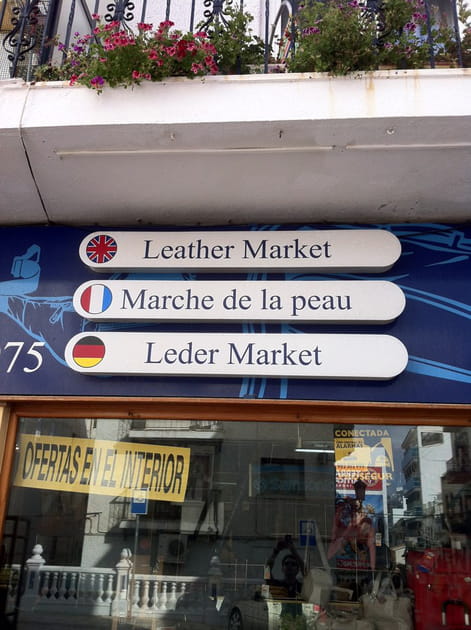 Un &quot;march&eacute; de la peau&quot;