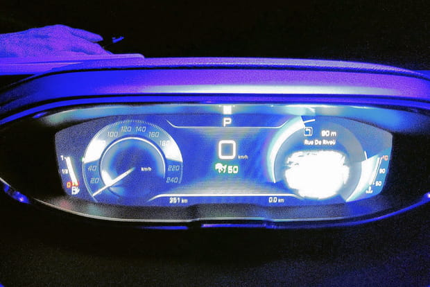 L'écran de bord digital