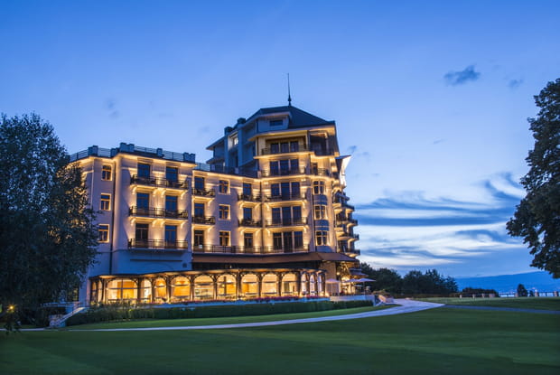 Hôtel Royal Evian, une vue imprenable sur le lac Léman dans un décor Belle Époque
