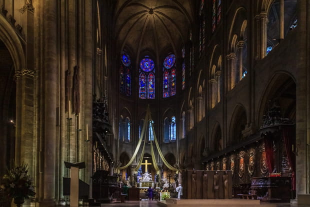 Au "choeur" de Notre Dame de Paris
