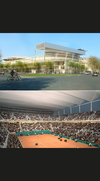 Le nouveau stade Roland Garros