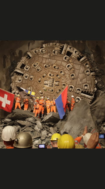 Le plus long tunnel du monde perc&eacute;