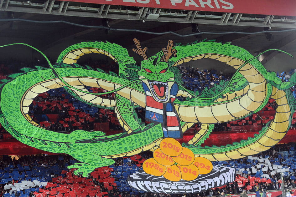 Un tifo inspir&eacute; de Dragon Ball