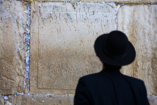 La prière devant le Kotel