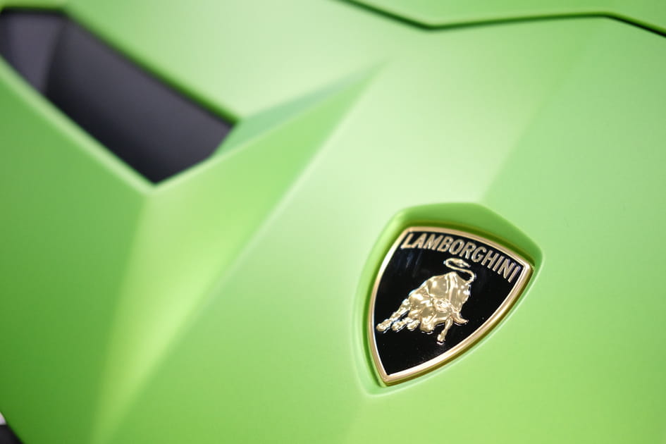 Le logo de Lamborghini prend tout son sens