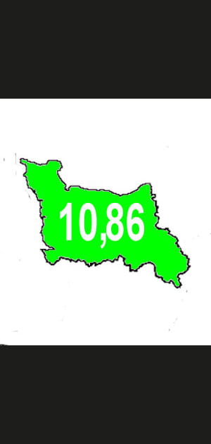 16e&nbsp;: Basse-Normandie. 10,86&nbsp;naissances pour&nbsp;1&nbsp;000&nbsp;habitants