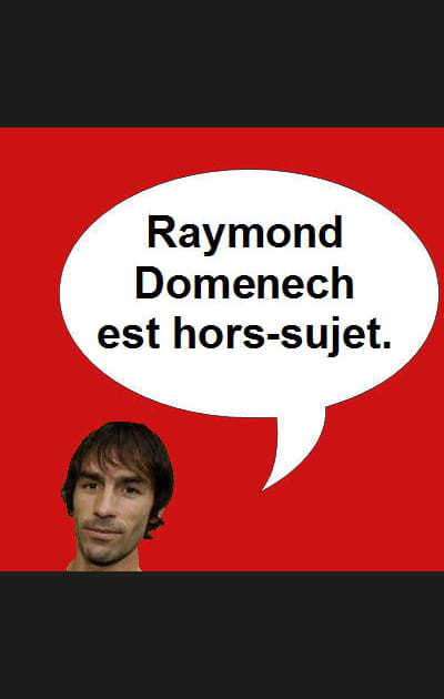 Robert Pires et Raymond Domenech