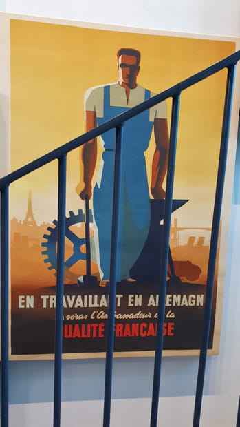 Affiche de propagande de l'office de placement allemand