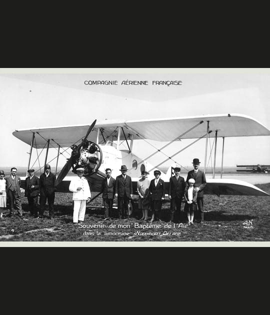 Un souvenir de bapt&ecirc;me de l'air