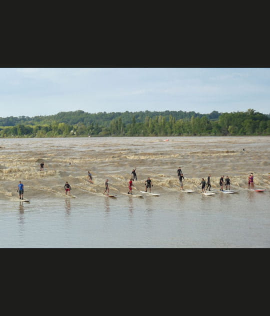 Surfer sur la Dordogne&nbsp;: c'est possible&nbsp;!