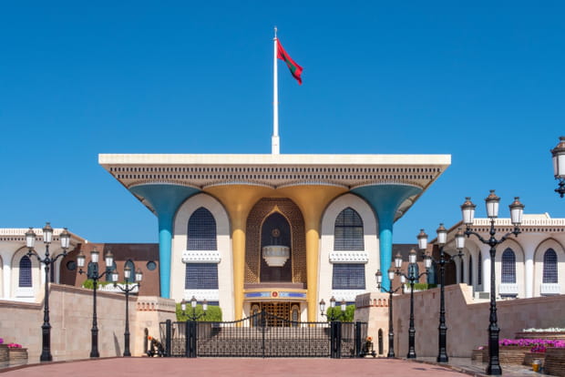 Palais royal Al Alam : la superbe résidence du sultan d'Oman
