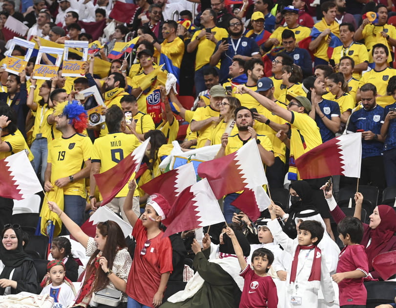 Les supporters mettent l'ambiance