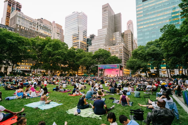 Bryant Park : des concerts et ciné gratuits à New York tout l'été