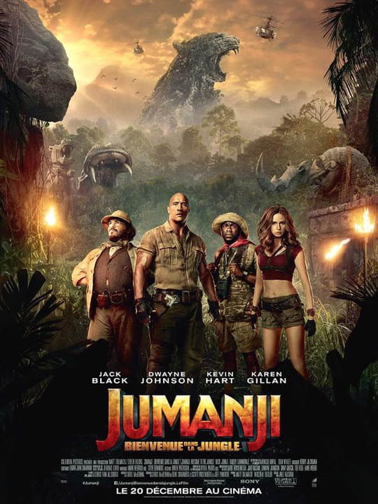 Jumanji : Bienvenue Dans La Jungle Streaming Jumanji 2 : Bienvenue dans la jungle : bande annonce du film, séances