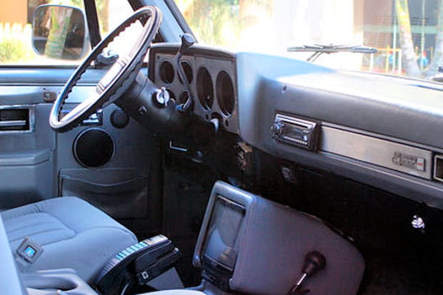 Intérieur du GMC Jimmy