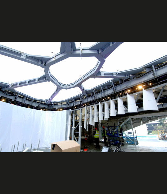 Une structure temporaire
