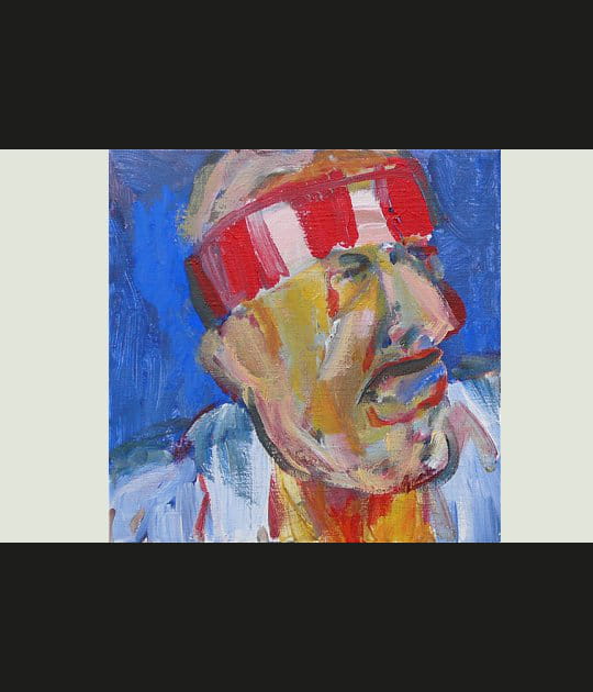 Bandeau color&eacute;, visage cuivr&eacute;