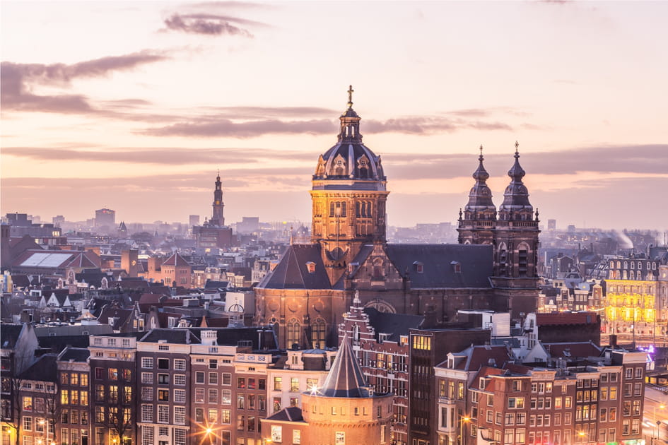 Les plus belles skylines au monde sur Instagram&nbsp;:  13e ex &aelig;quo Amsterdam avec 108&nbsp;likes