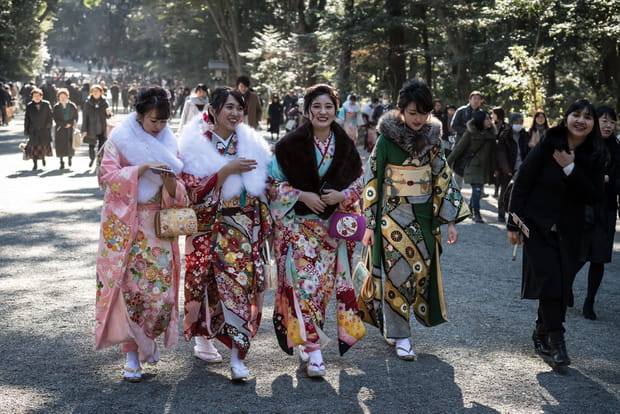 Le jour d'accès à la majorité au Japon