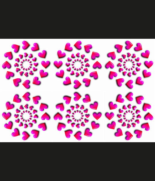 Couronnes de coeurs