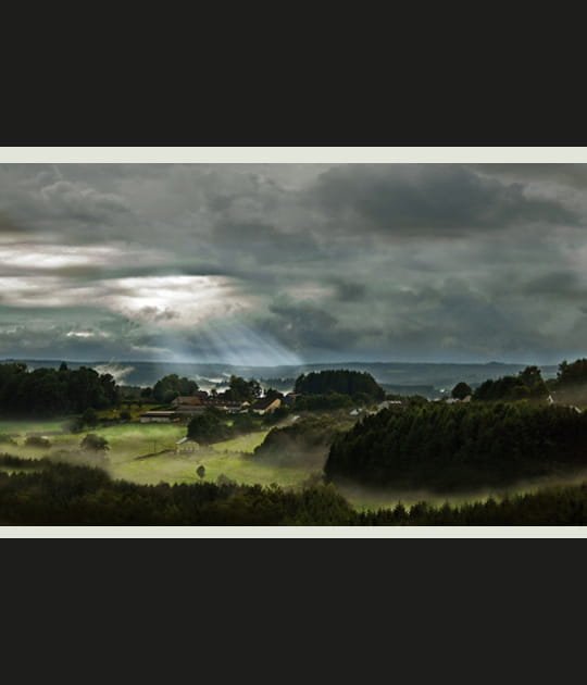 Eclaircie sur la campagne Ardennaise