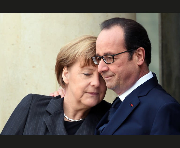 Le geste d'Angela Merkel