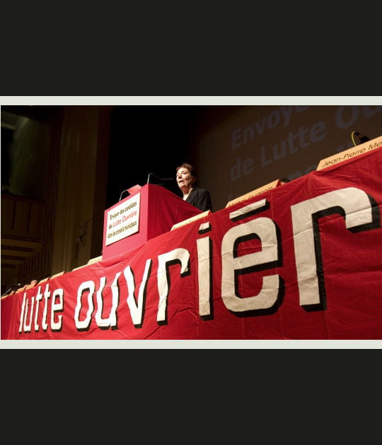 Arlette Laguiller se lance
